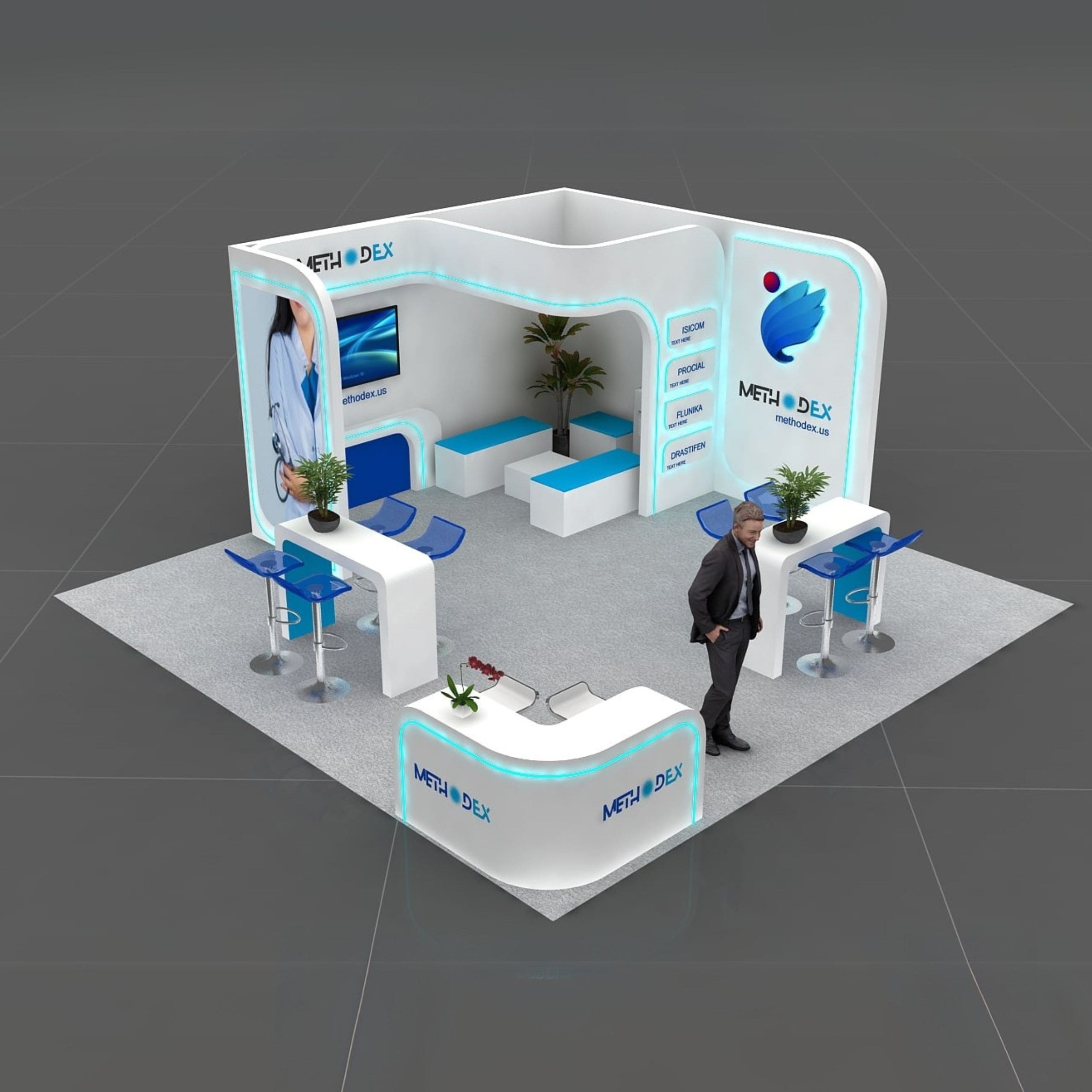 Custom exhibition booth design