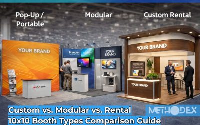 10×10 Trade Show Booth Types Comparison Guide