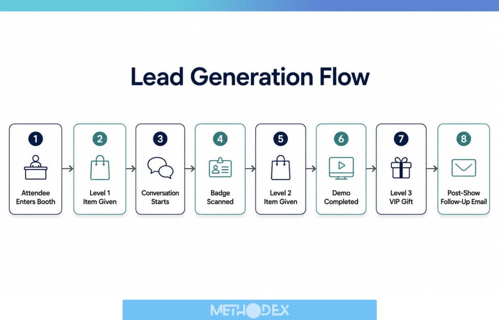 Generate Leads with trade show booth Giveaways